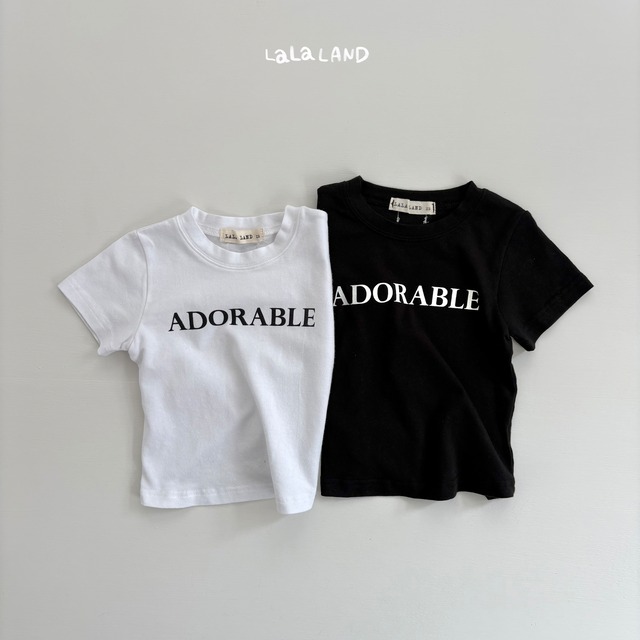 adorable tee【lalaland】※5月中旬〜5月下旬発送予定