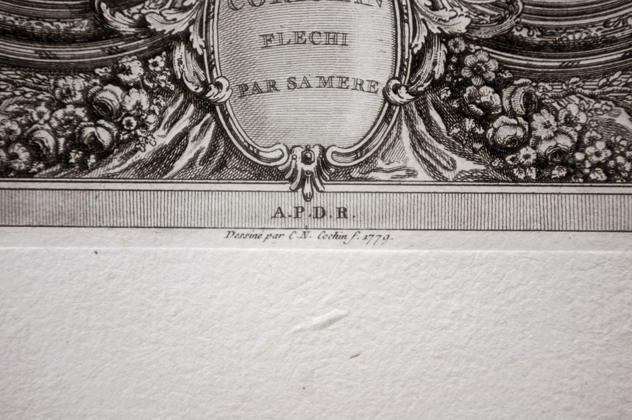 1780s フランス 33c 繊細な歴史的銅版画 図版 コリオラヌスへの嘆願 カルナヴァル博物館所蔵 アンティーク