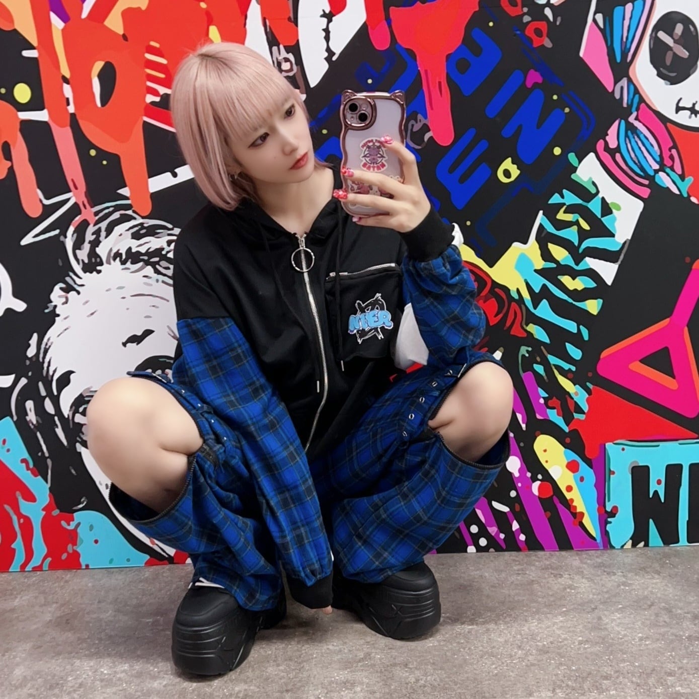 春夏先取り超軽量 3WAY CONVERTIBLE BLUE CHECK PANTS | NIER CLOTHING