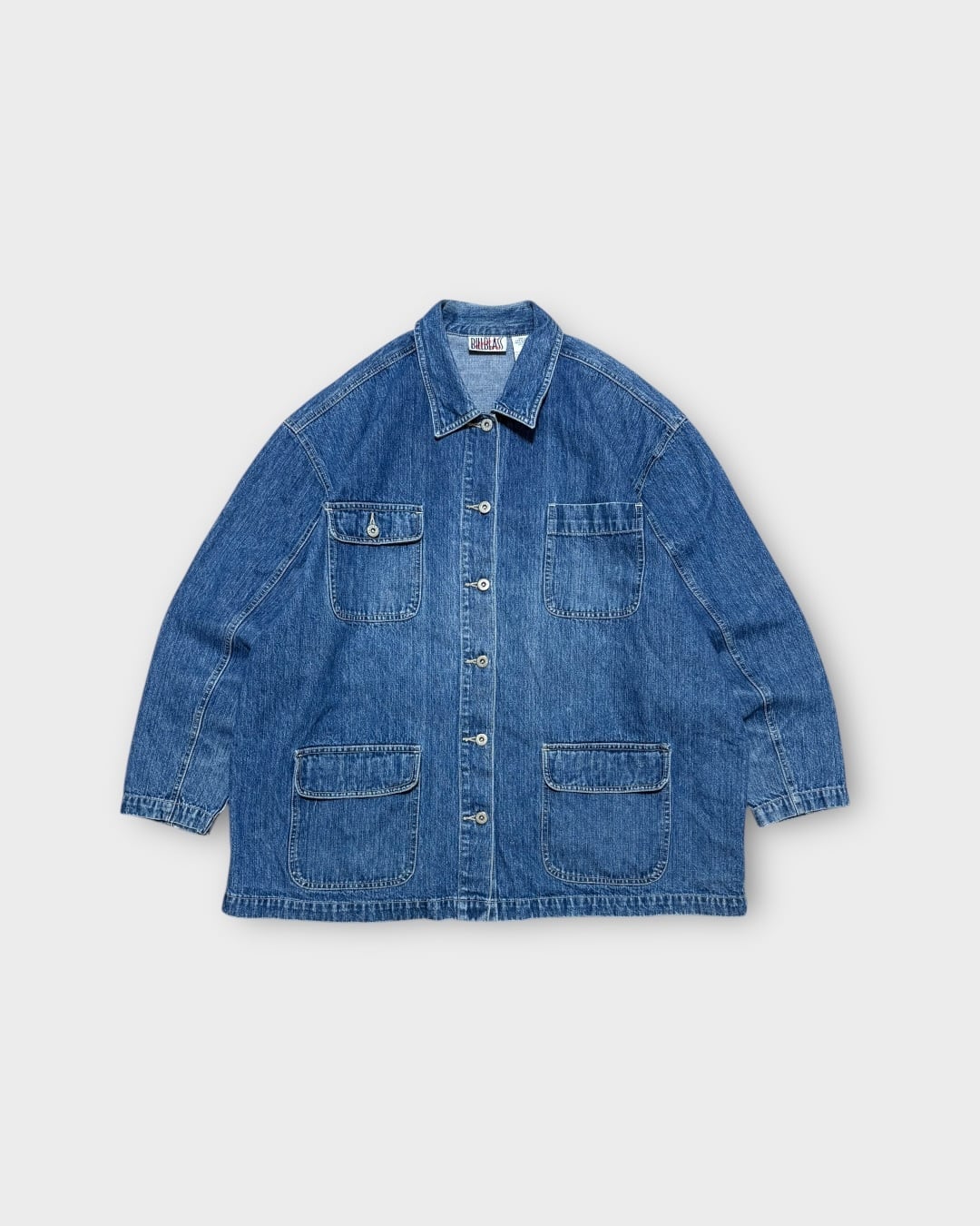 【VINTAGE】1990’s “Bill Blass Jeans” Denim Coverall Jacket