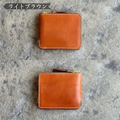 ビルフォールド ラウンドジップ カウハイド