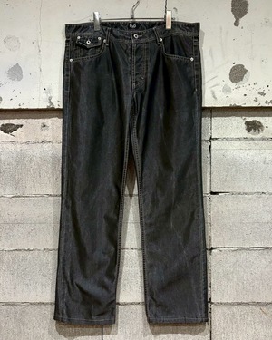 【Caka otto】“D&G DOLCE & GABBANA” Straight Silhouette Metallic Denim Pants