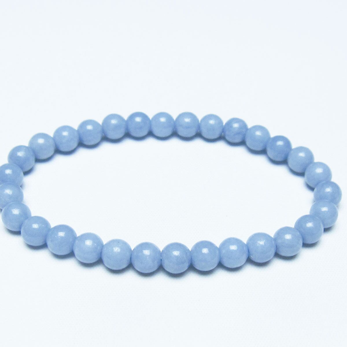 エンジェライト ブレスレット 6mm 一点物 メール便可 111-49497