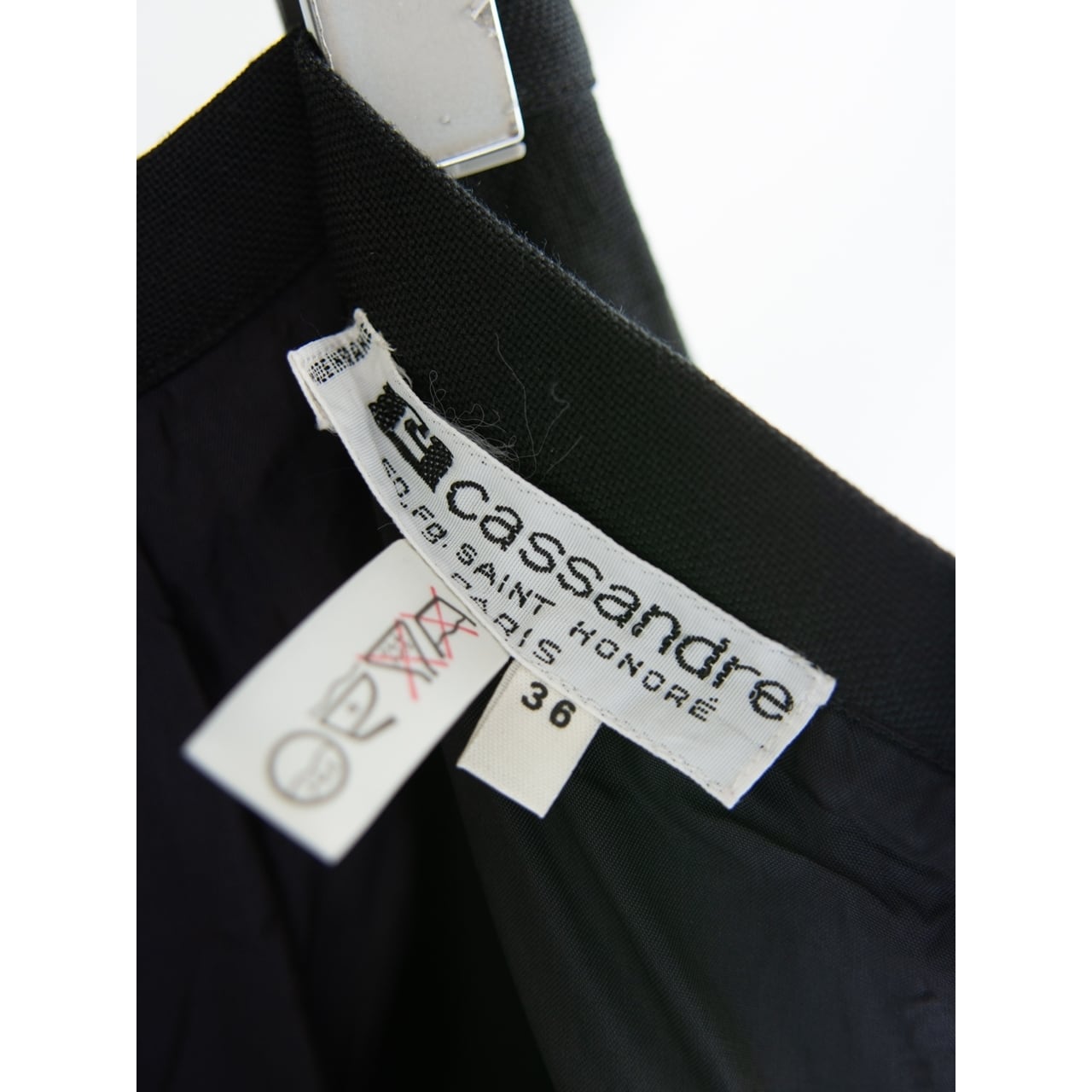 【cassandre】Made in France Pleated Skirt（フランス製 プリーツスカート）