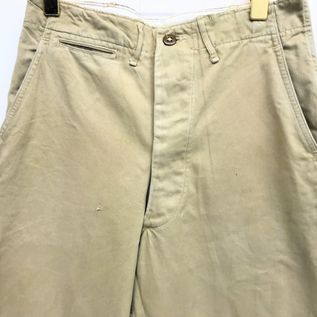 40s】 US Army チノパンツ m45 尿素ボタン