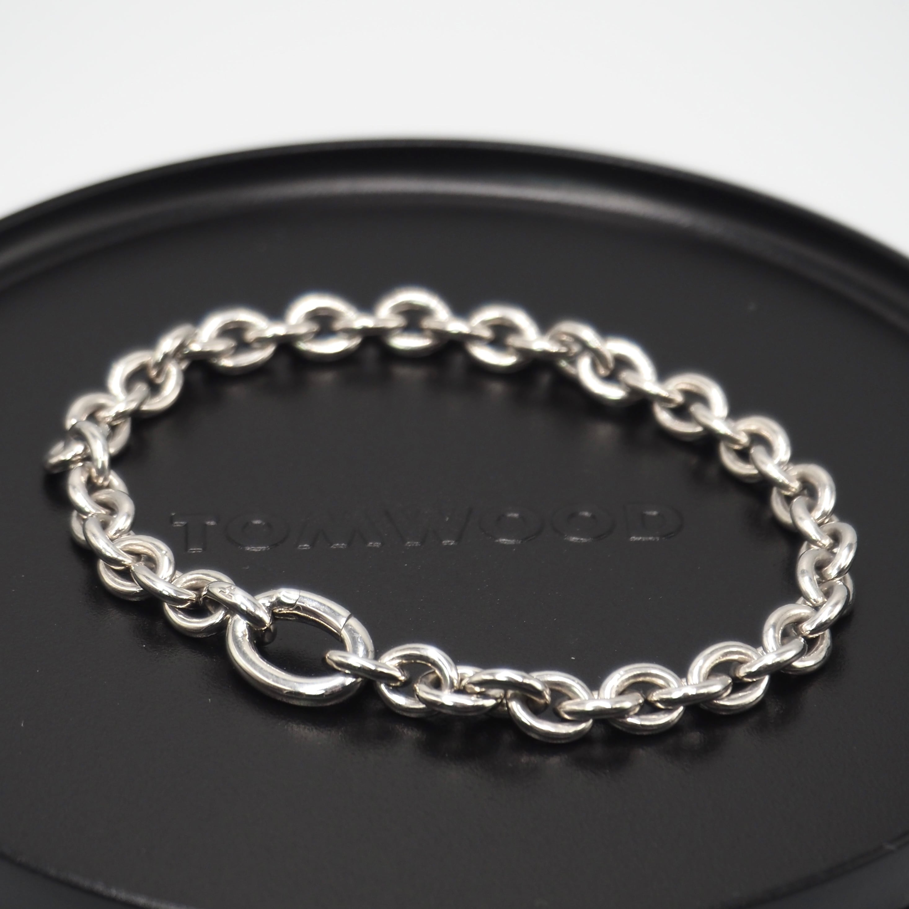 3/6掲載 TOM WOOD チェーンブレスレット シルバー シルバー925トムウッド 付属品付き