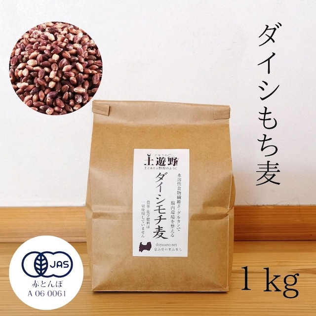 《令和5年産》 有機ダイシモチ麦 2kg