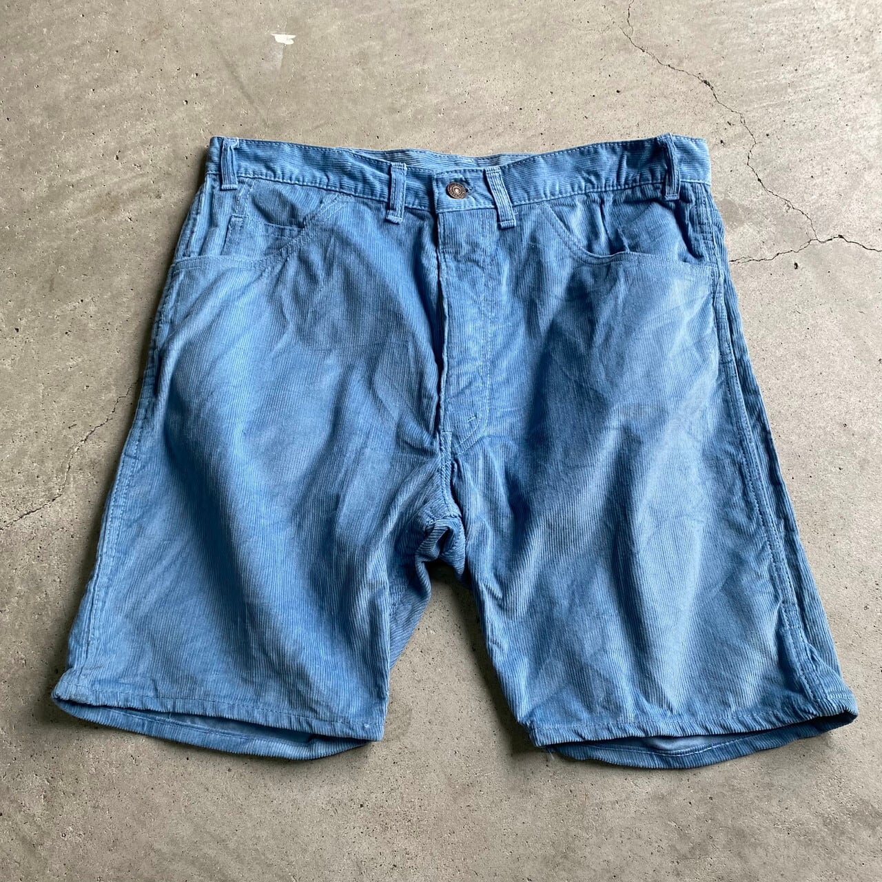 70年代 TALONジップ Levi's リーバイス BIGE コーデュロイ ハーフ ...