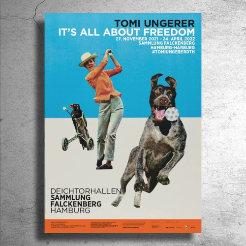 フランスの絵本作家『トミー・ウンゲラー』ドイツでの個展ポスター