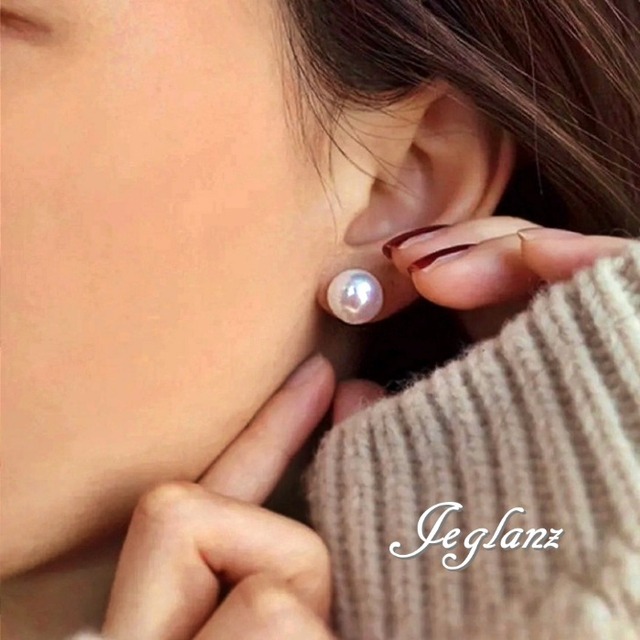 大粒 パール デザイン ピアス 上品 セレモニー  2パターン（MA915）θ