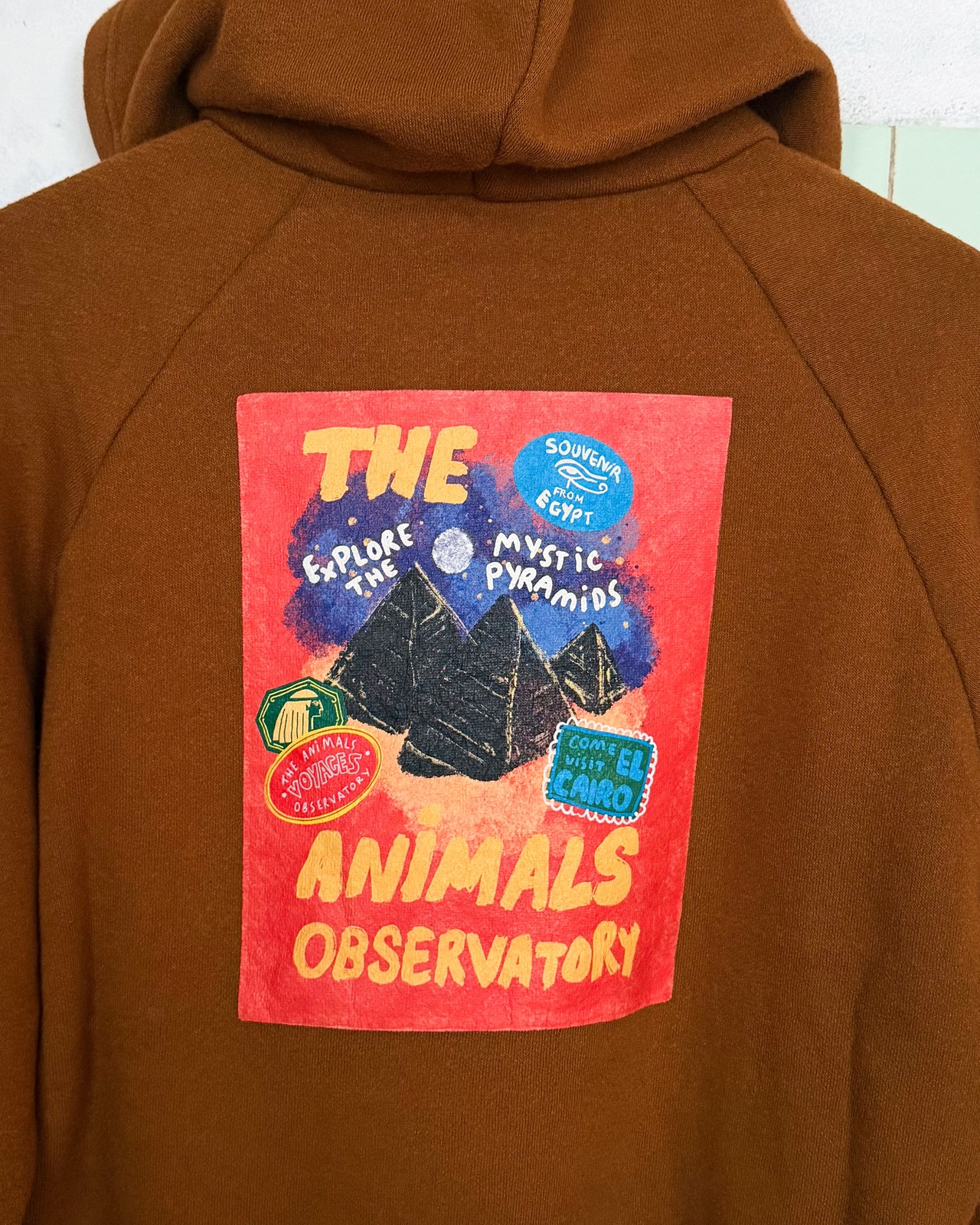 【THE ANIMALS OVSERVATORY 14Y】GOAT HOODIE