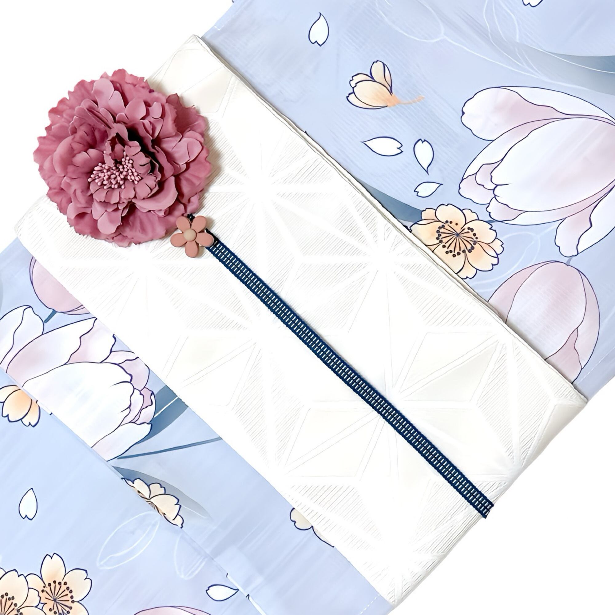 浴衣ジェンヌ 浴衣5点セット チューリップ ゆかた 半幅帯 浴衣 | 浴衣