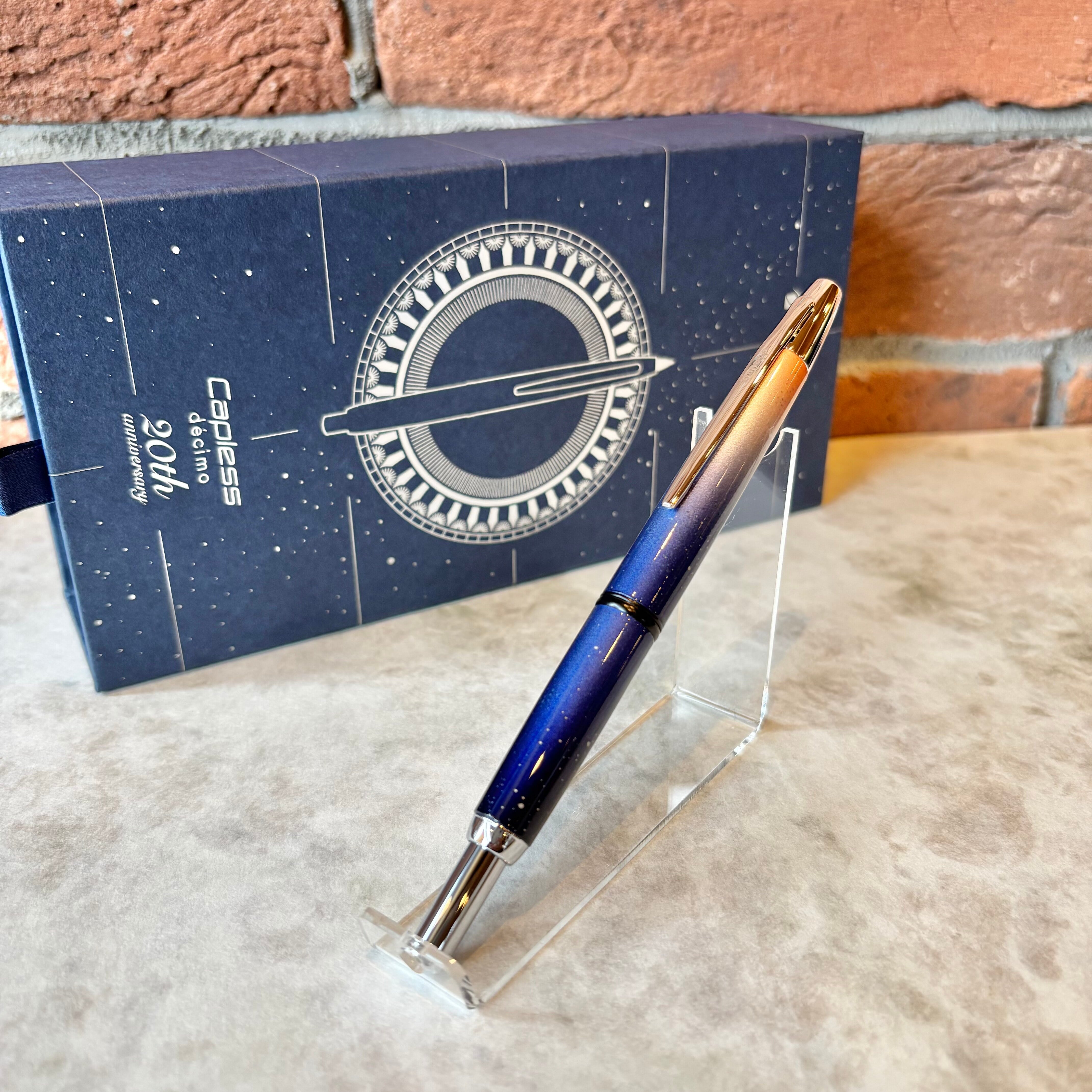 数量限定品】PILOT万年筆 「キャップレスデシモ20th限定モデル」／字幅