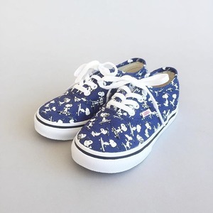 VANS × PEANUTS / AUTHENTIC / SNOOPY SKATING / NAVY /  バンズ×ピーナッツ / オーセンティック /  ネイビー / 子供サイズ