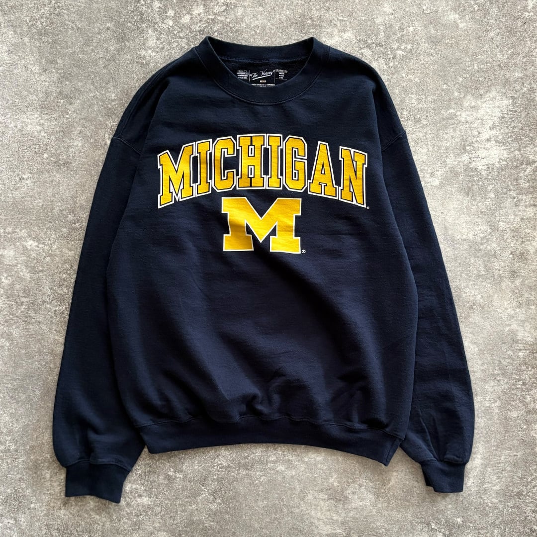 ミシガン大学 ロゴプリント カレッジ スウェット The Victory | am3:41