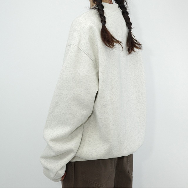 henley neck sweatshirt　ヘンリーネックスウェットシャツ　J0328