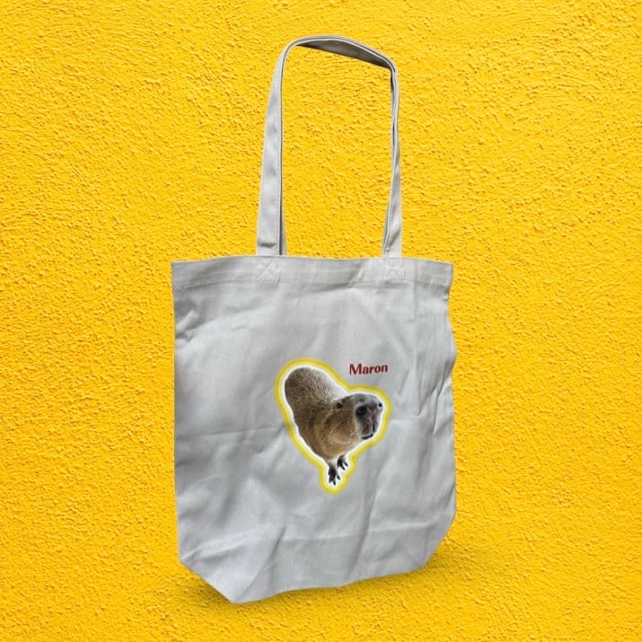 マロンちゃんトートバッグM / Maron-chan Tote Bag M | CAPINGO