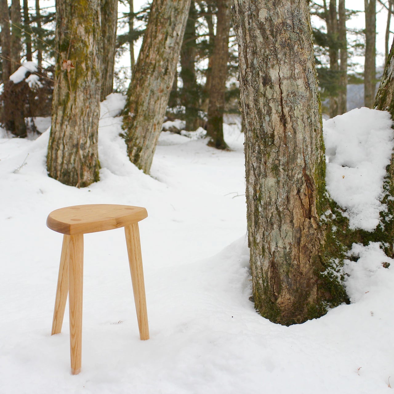 木の葉スツール チェリー Konoha [ leaf ] stool - Cherry | 飛騨高山