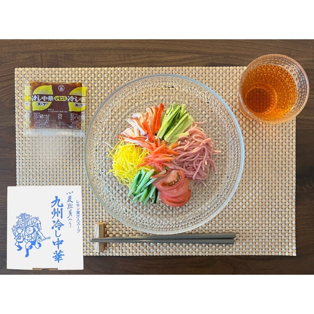 九州冷やし中華・レモン果汁スープ(6食) | 「運命の赤い糸」江崎製麺