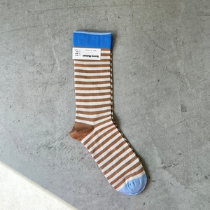 Bonne Maison/【Minos】Sock Stripe Praline RY1-23