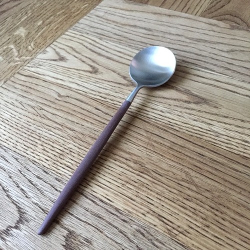 Cutipol GOA brown dessert spoon クチポール ゴア ブラウン デザート スプーン