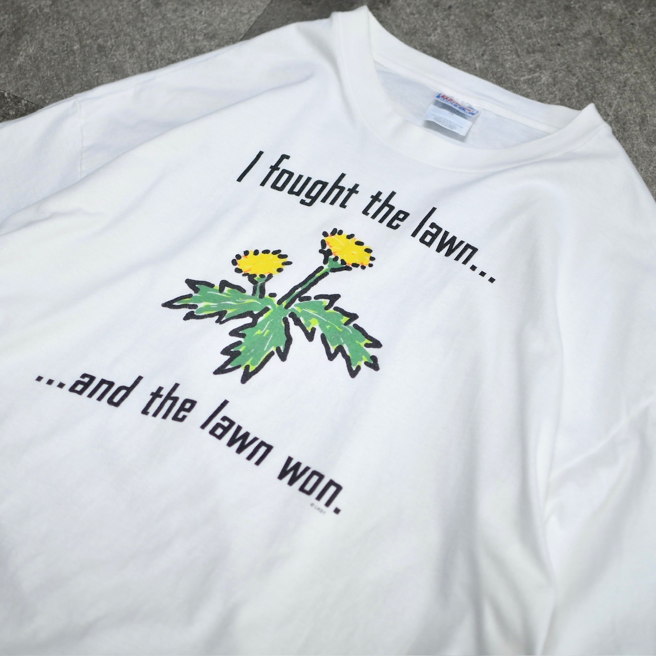 dandelion humor print tee