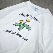 dandelion humor print tee