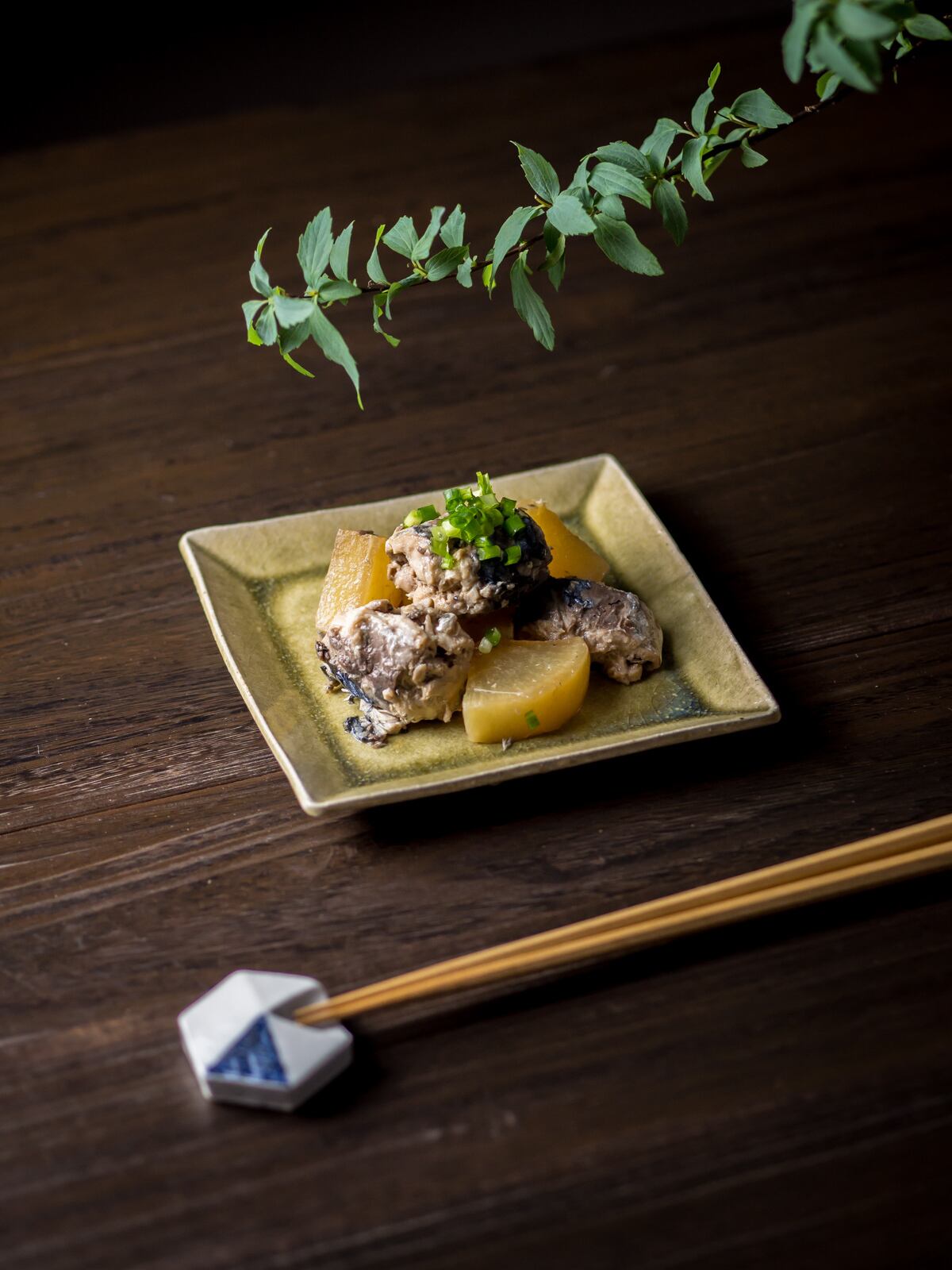 灰釉 正方角皿 中皿 小皿/阿部 恵里