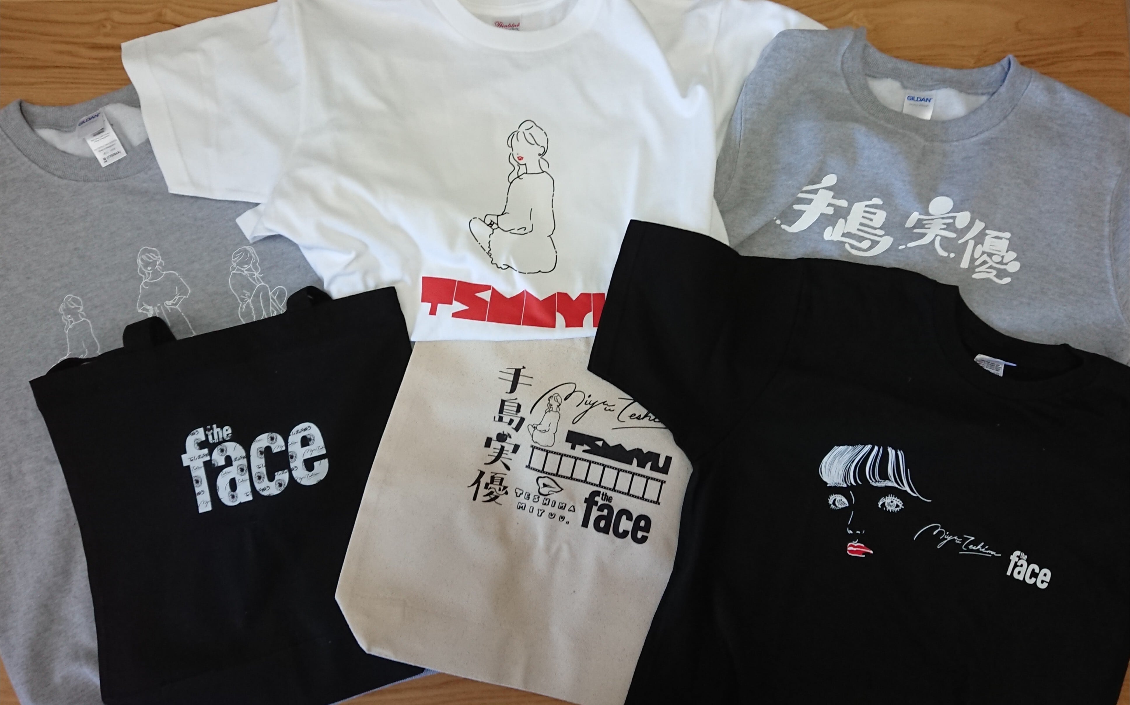 the face vol.3 手島実優特集上映』Tシャツ（B）黒 | モクカ