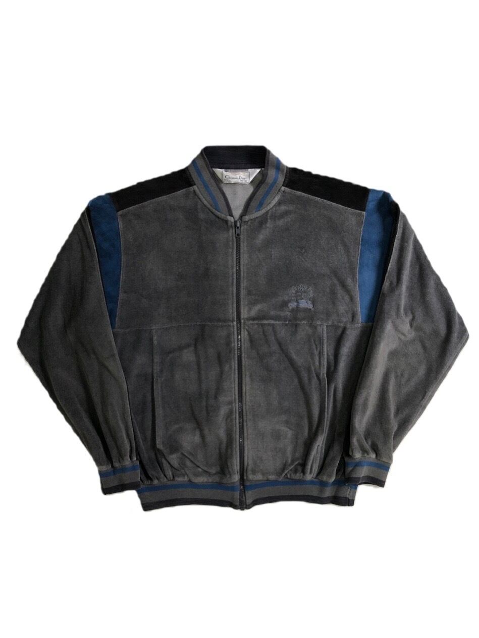 "Christian Dior" Velours Track Jacket