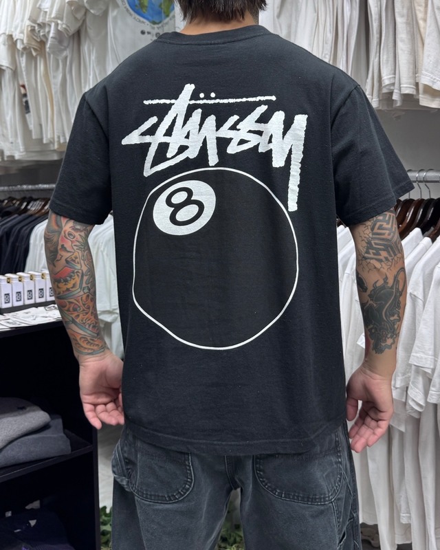 20’s stussy 8 Ball Design Tee “8ボール”【下北沢店】