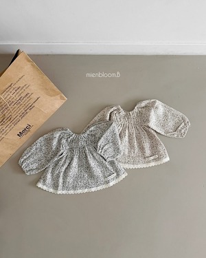 送料無料【予約】mienbloomB /Watercolor Flower Blouse