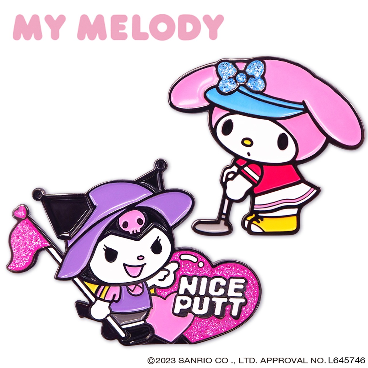 マイメロディ＆クロミゴルフマーカー　(MMM002)