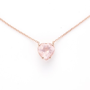 ローズクォーツ ハートNecklace