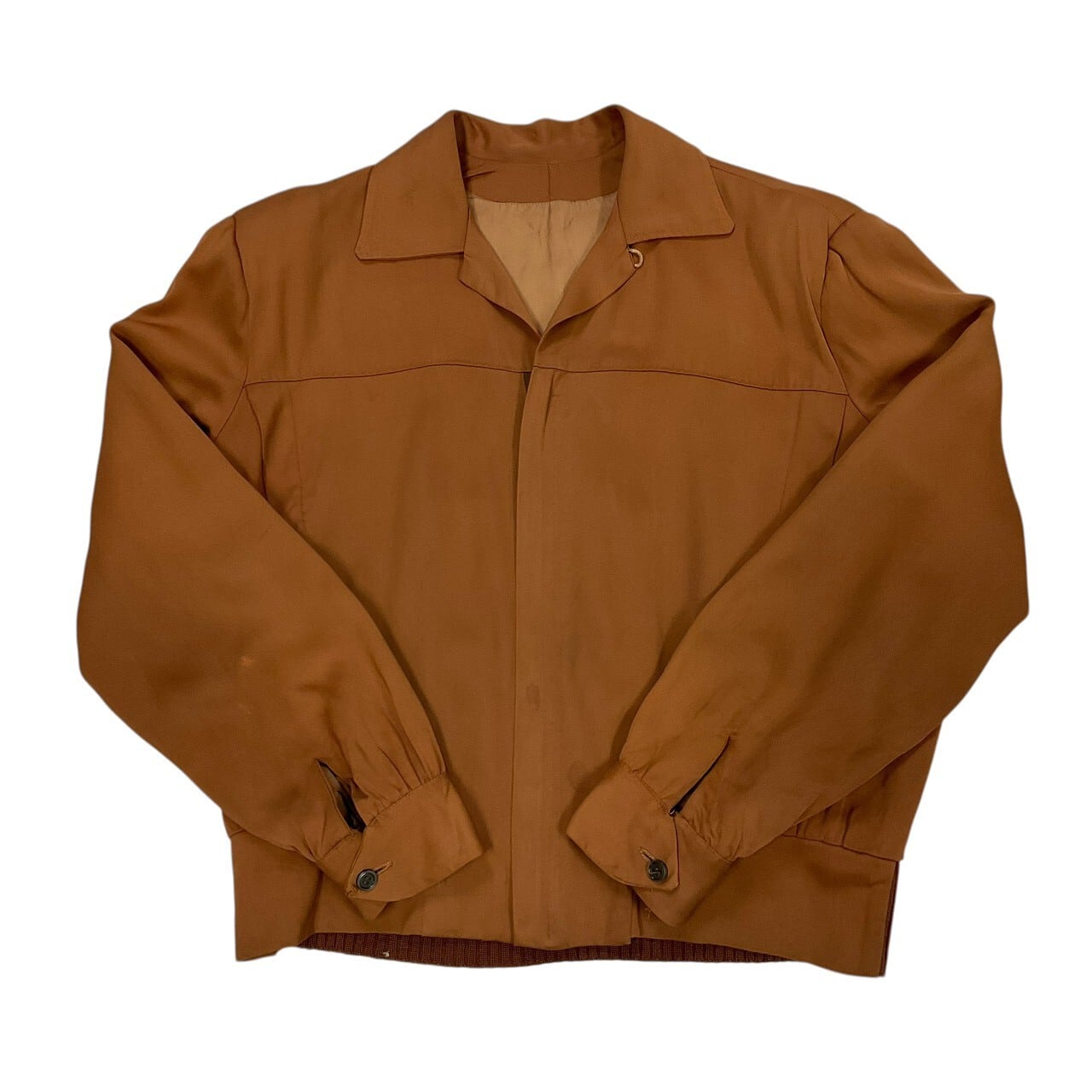 50s rayon gabardine jacket as isギャバジャン 50s Rayon Gabardine Jacket | Pigsty Amemura