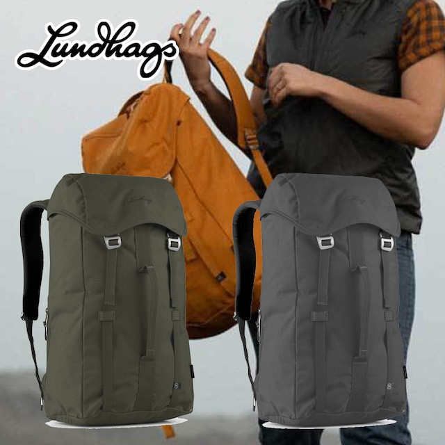 Lundhags 北欧生まれの 高機能 防水 バックパック Artut 26 リュック デイパック 26L 丈夫で軽量 リサイクル素材 バッグ メンズ レディース