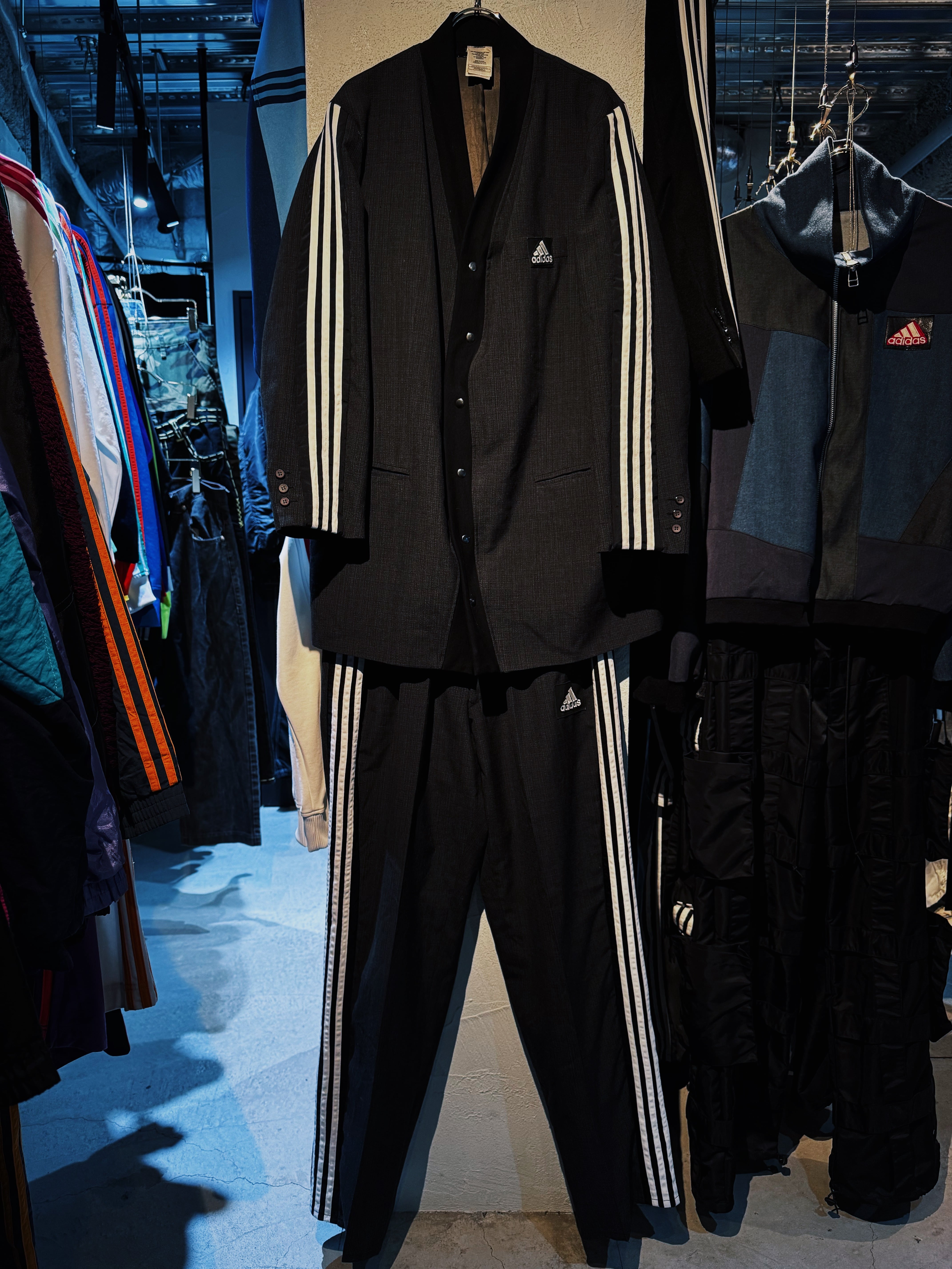 special "original re:meke" vintage "adidas" × vintage set up three stripe tailored edition