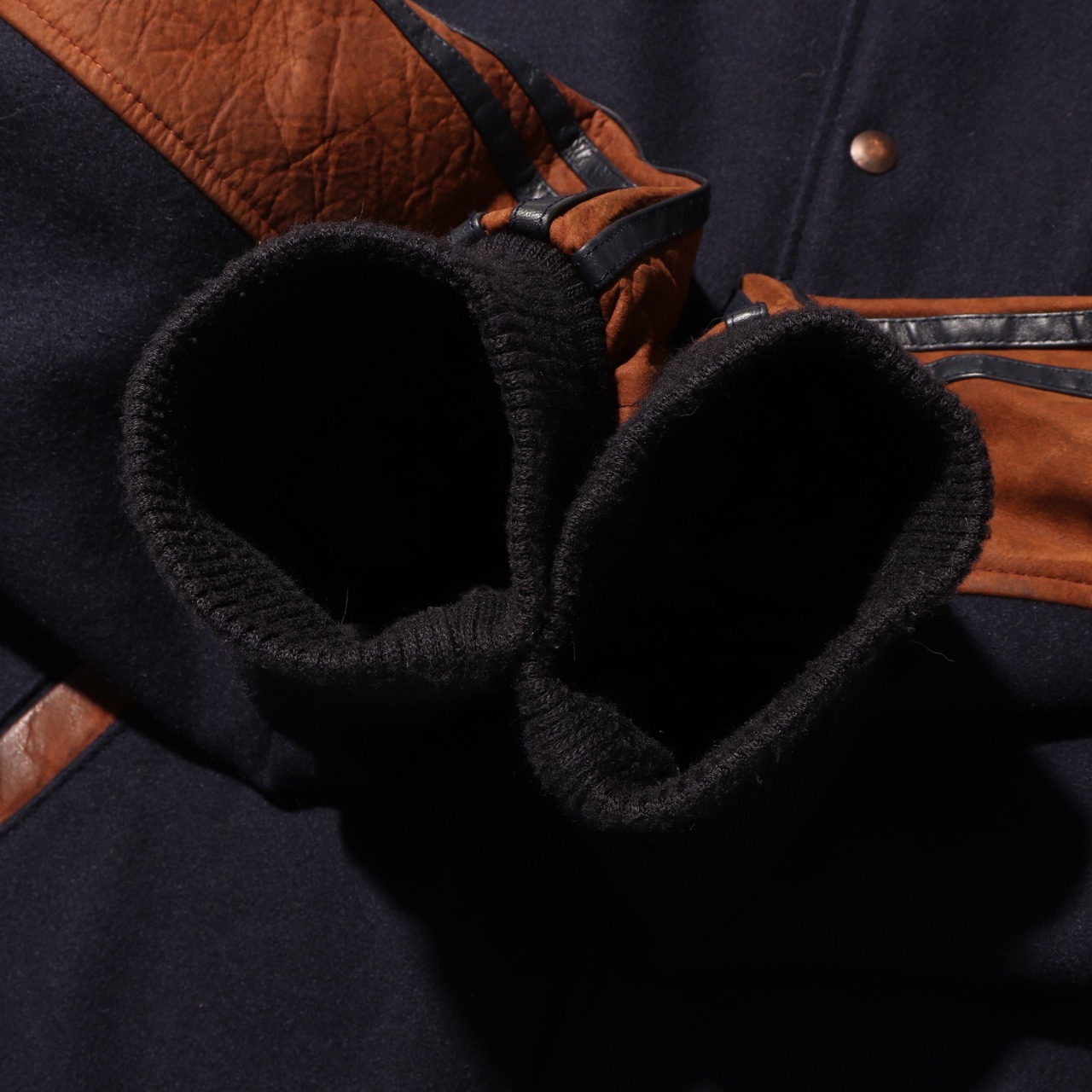 極美品 L Adidas Yankees スエードレザージャケット ヤンキース スタジャン 80s 90s