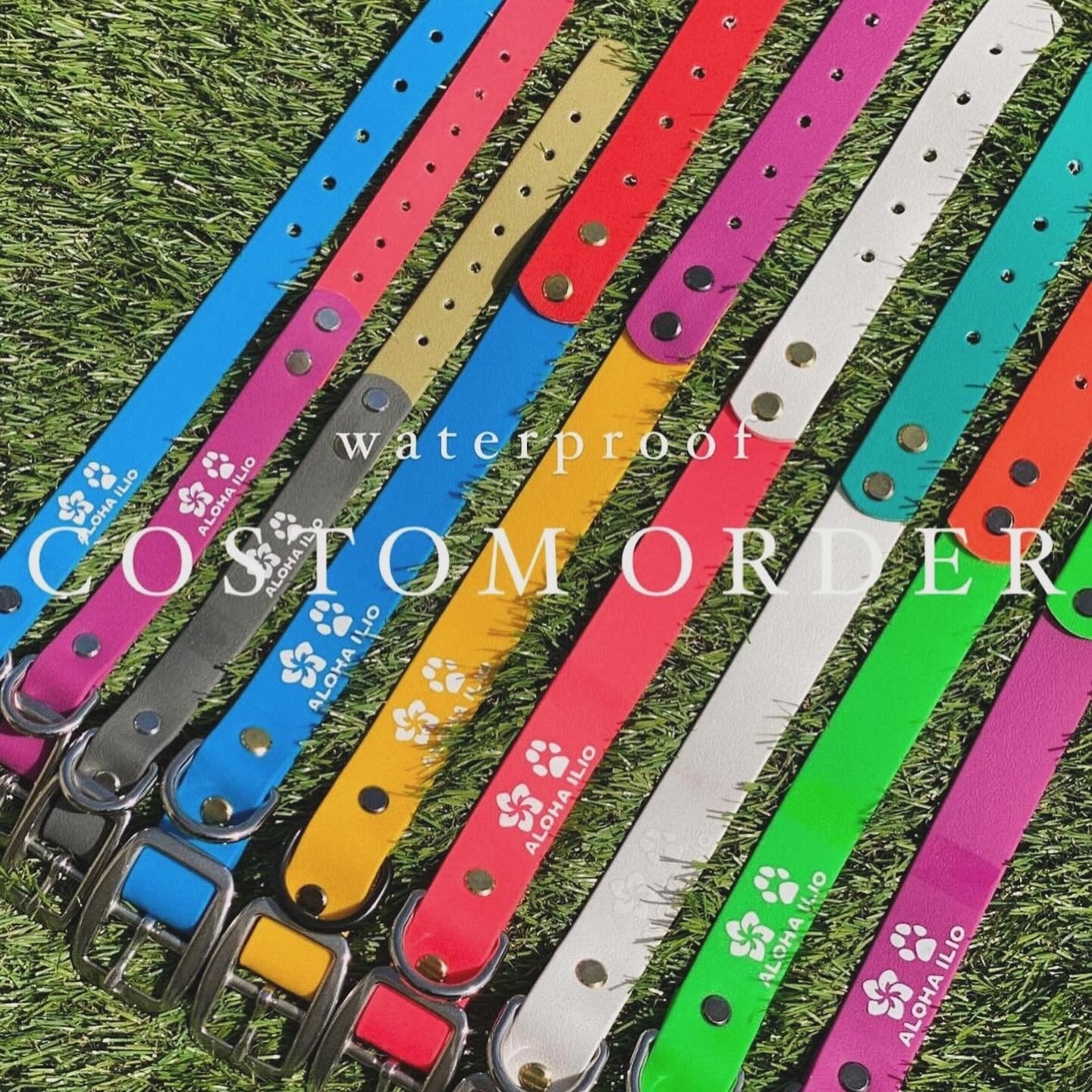1色】防水カスタム首輪 | Aloha ilio