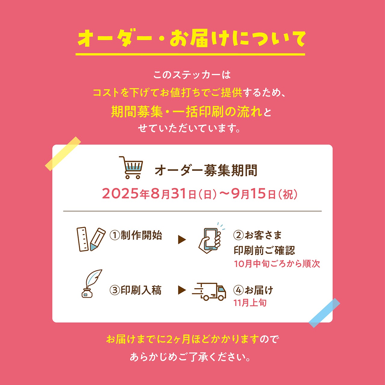 【受付終了】うちの子 カーステッカー