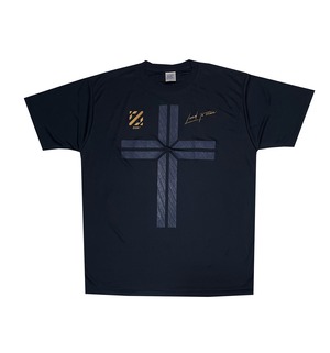 "CROSS" TRNG TEE navy