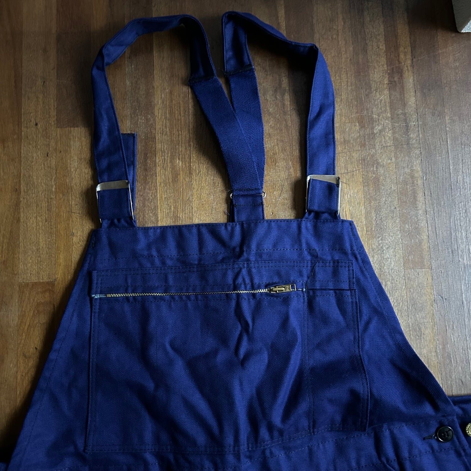 KARL HELMUT / オーバーオール/M/コットン/BLU/ストライプ フランス ワークオーバーオール(DEAD STOCK) 60-70's France [C2585