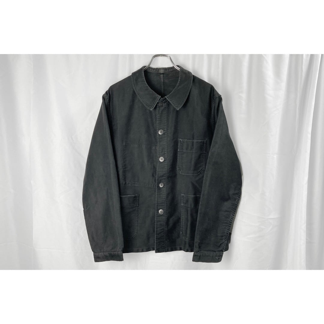 50s〜 Adolphe Lafont black moleskin jkt