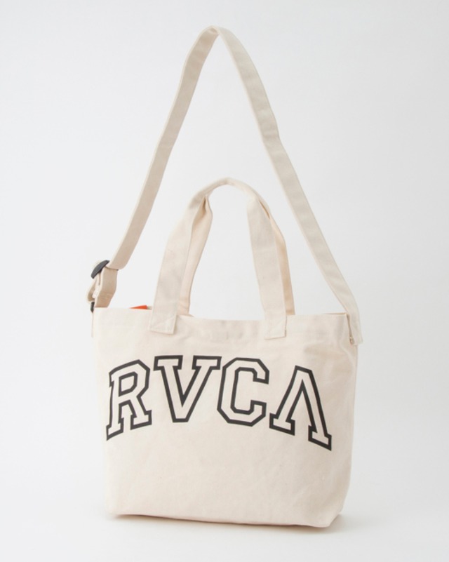 RVCA (ルーカ) RVCA COLLEGIATE TOTE トートバッグ ショルダー  ベージュ BC041888