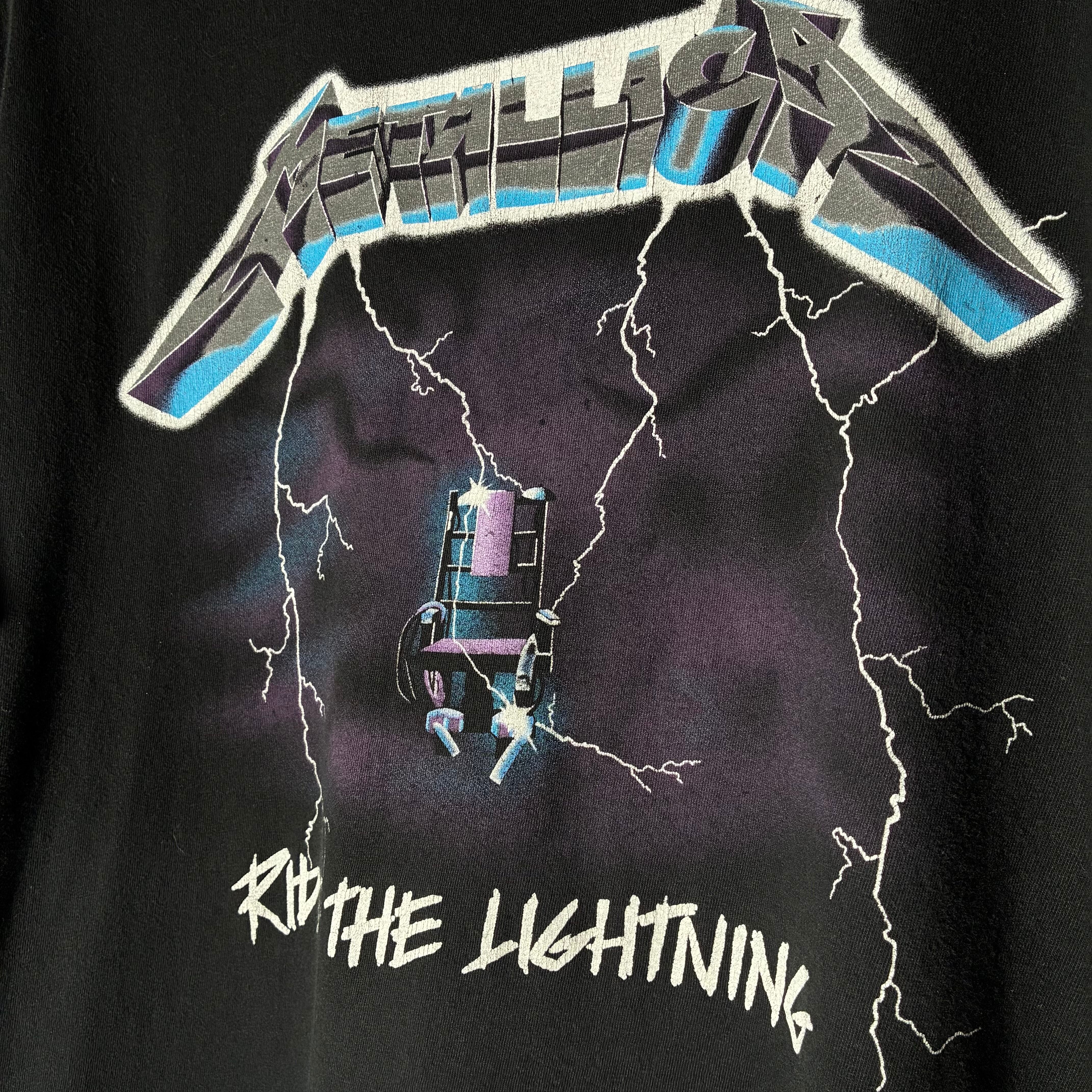METALLICA RIDE THE LIGHTNING Band Tee メタリカ ライドザ