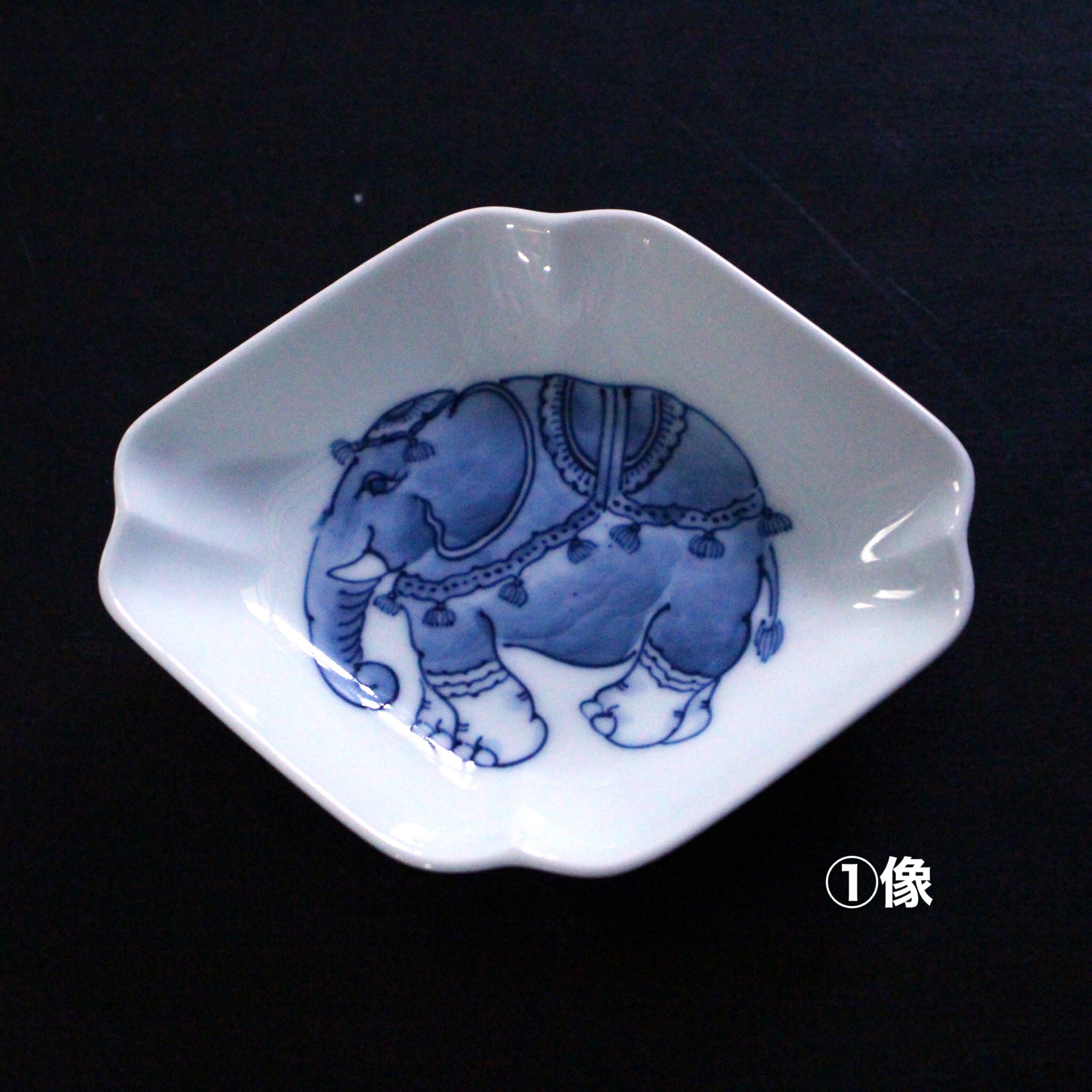 ☆ 平戸焼 染付六角徳利 江戸期 ☆A11 ☆ 平戸焼 染付六角徳利 江戸期