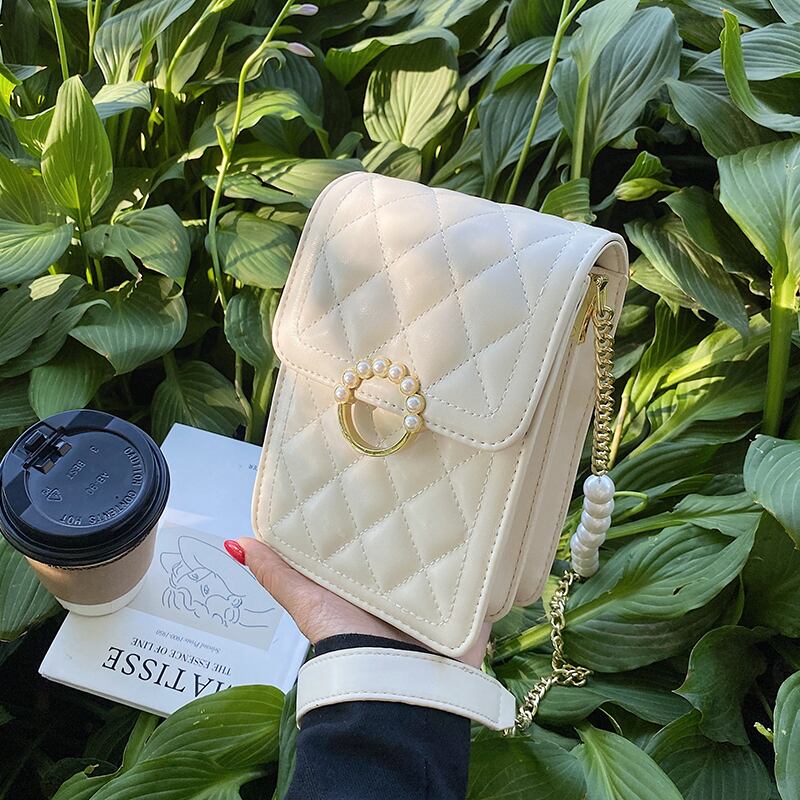 サマーチェーン 夏物 スクウェア 手作りハンドバック56288966411