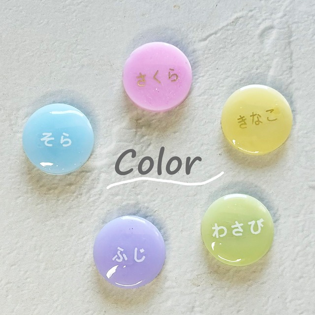 迷子札 Sサイズ 【名入れ 片面 カスタマイズ 】ネームタグ ペットタグ ネームプレート リボン 犬 猫 レジン アクセサリー ミルキーカラー 5色 Sサイズ