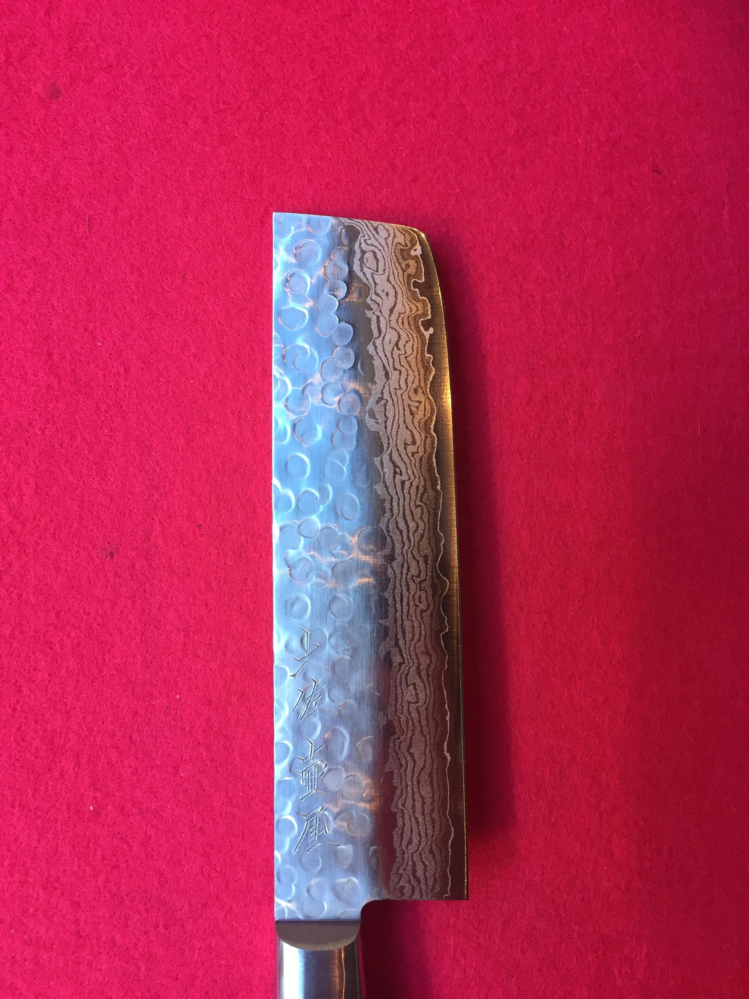 菜切り包丁（両刃） 土佐十二衣鍛造 | 龍河洞の土佐打刃物・土佐壺屋