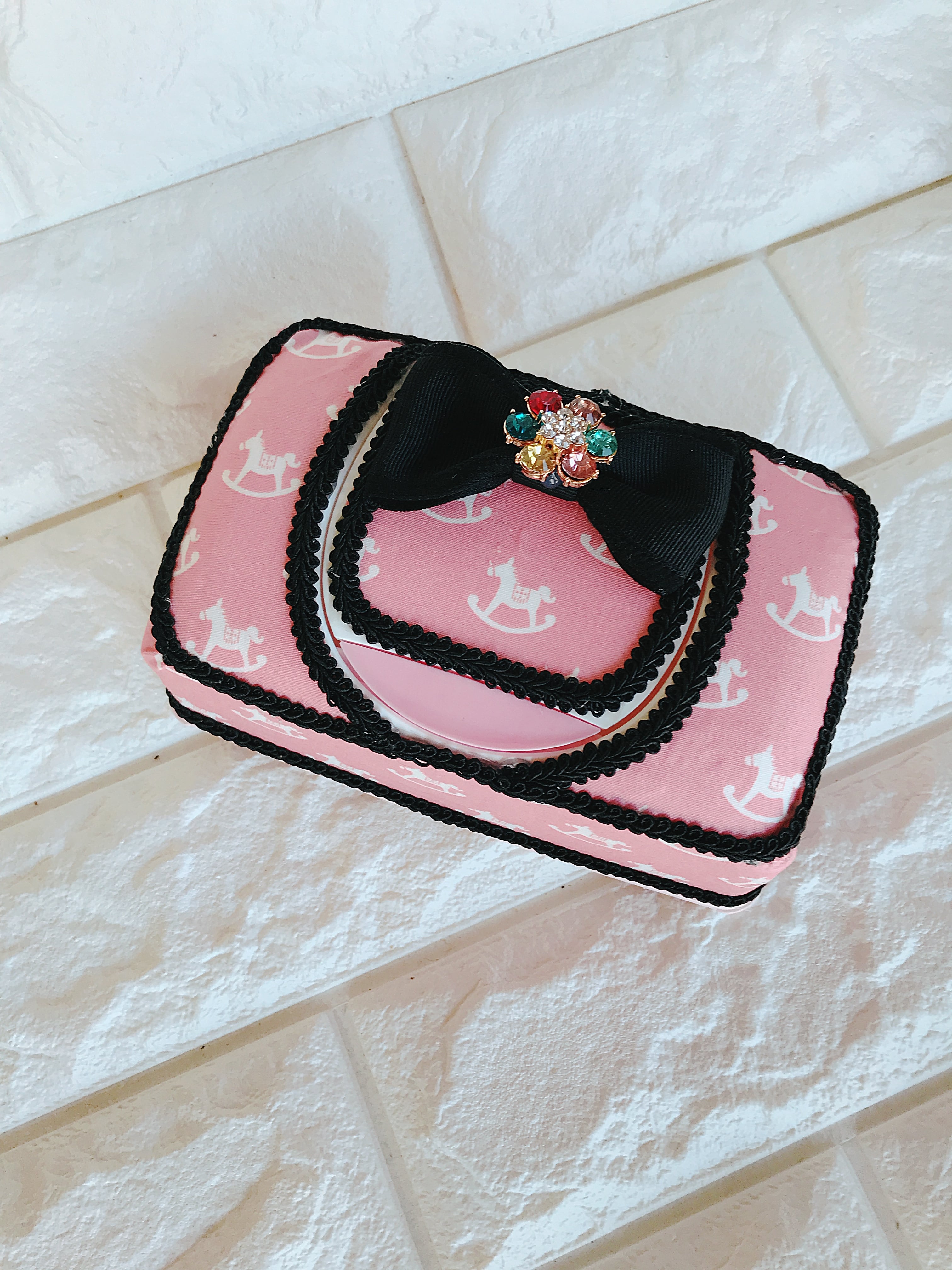 木馬柄ワイプケース 全3色